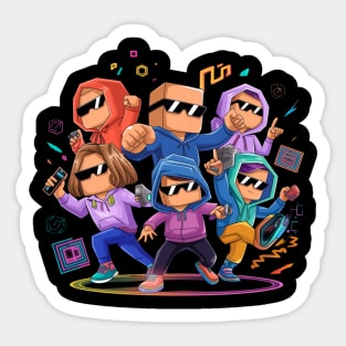 Roblox Kids Party Sticker